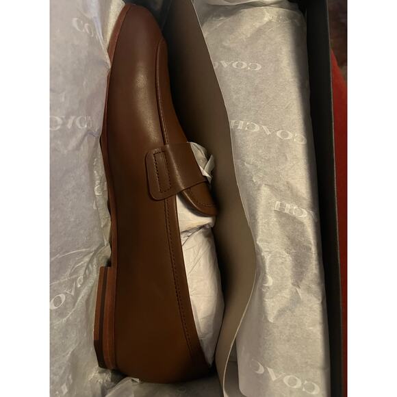 NEW COACH Sculpt C Leather Loafer Saddle Men's Size 9 - Picture 7 of 7